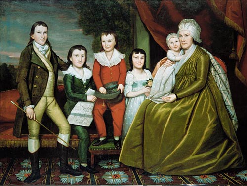 Ralph Earl Earl Ralph Mrs Noah Smith And Her Children